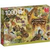 Jumbo Puzzle Jumbo J Venes Animales Salvajes De 1000 Piezas