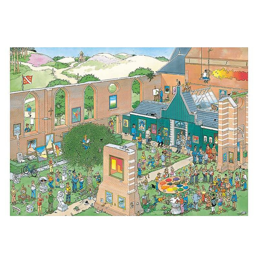 Jumbo Puzzle Jumbo Mercado Del Arte De 2000 Piezas