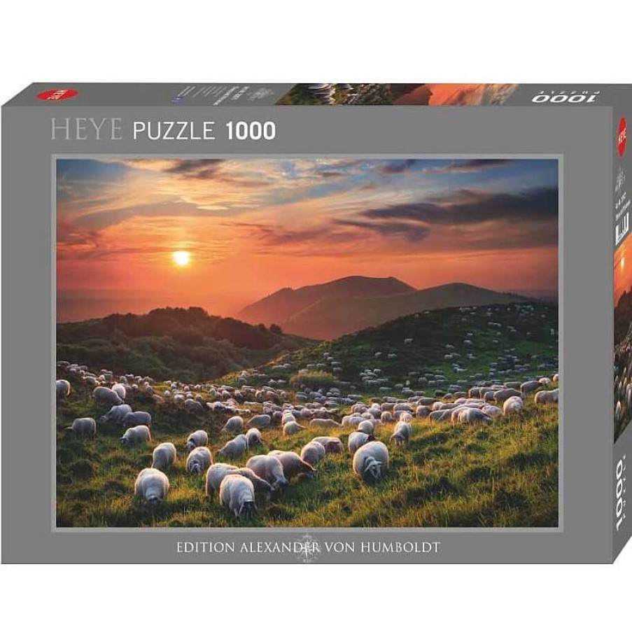 Heye Puzzle Heye Ovejas Y Volcanes De 1000 Piezas