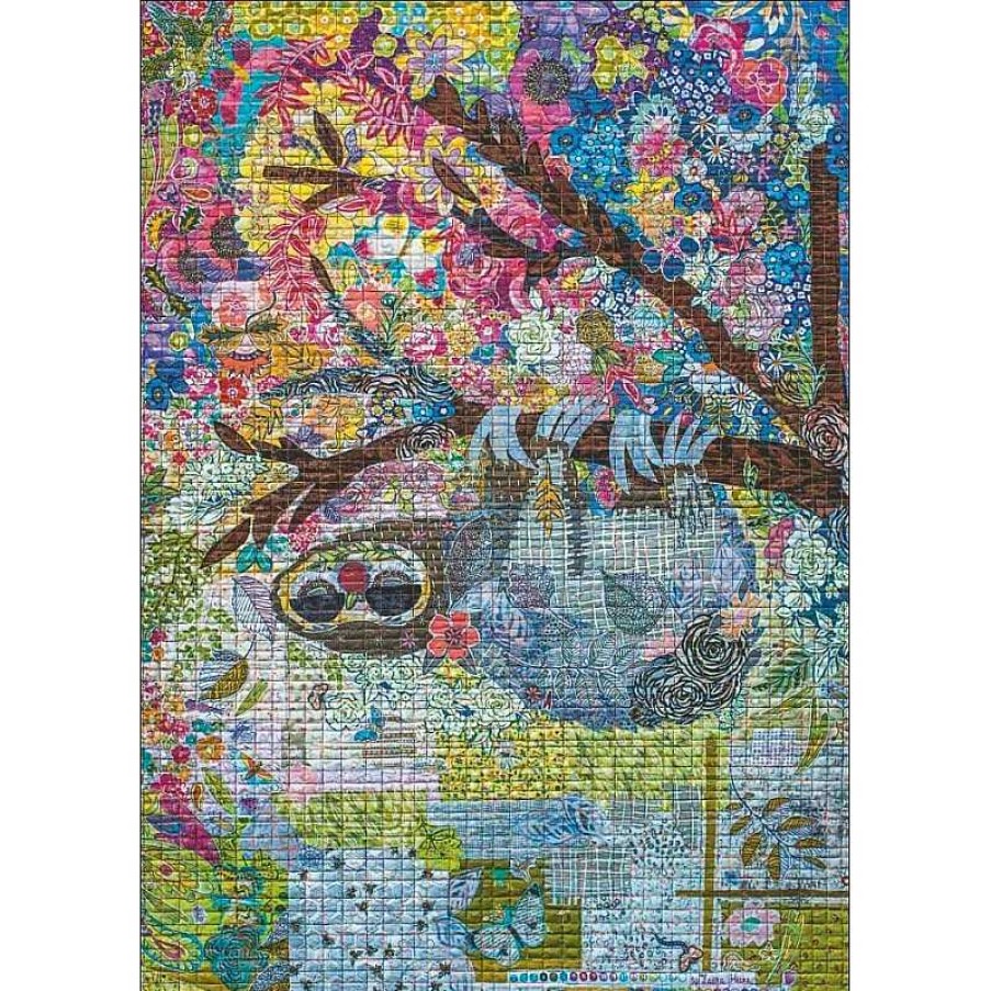 Heye Puzzle Heye Arte De Colchas, Perezoso Tejido De 1000 Piezas