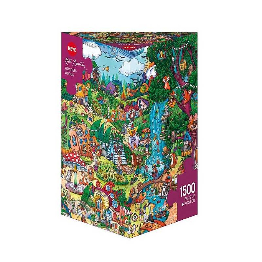 Heye Puzzle Heye Bosque Con Vida De 1500 Piezas