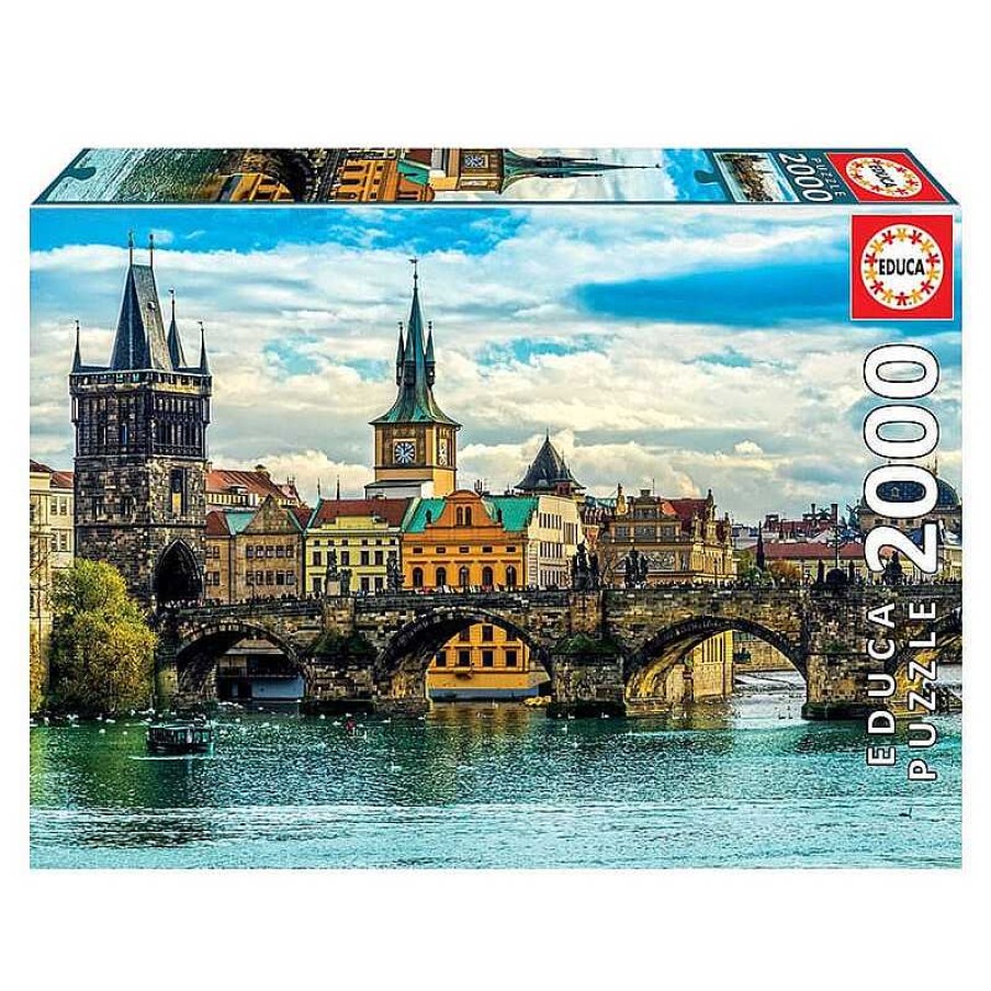 Puzzles Educa Puzzle Educa Vistas De Praga De 2000 Piezas