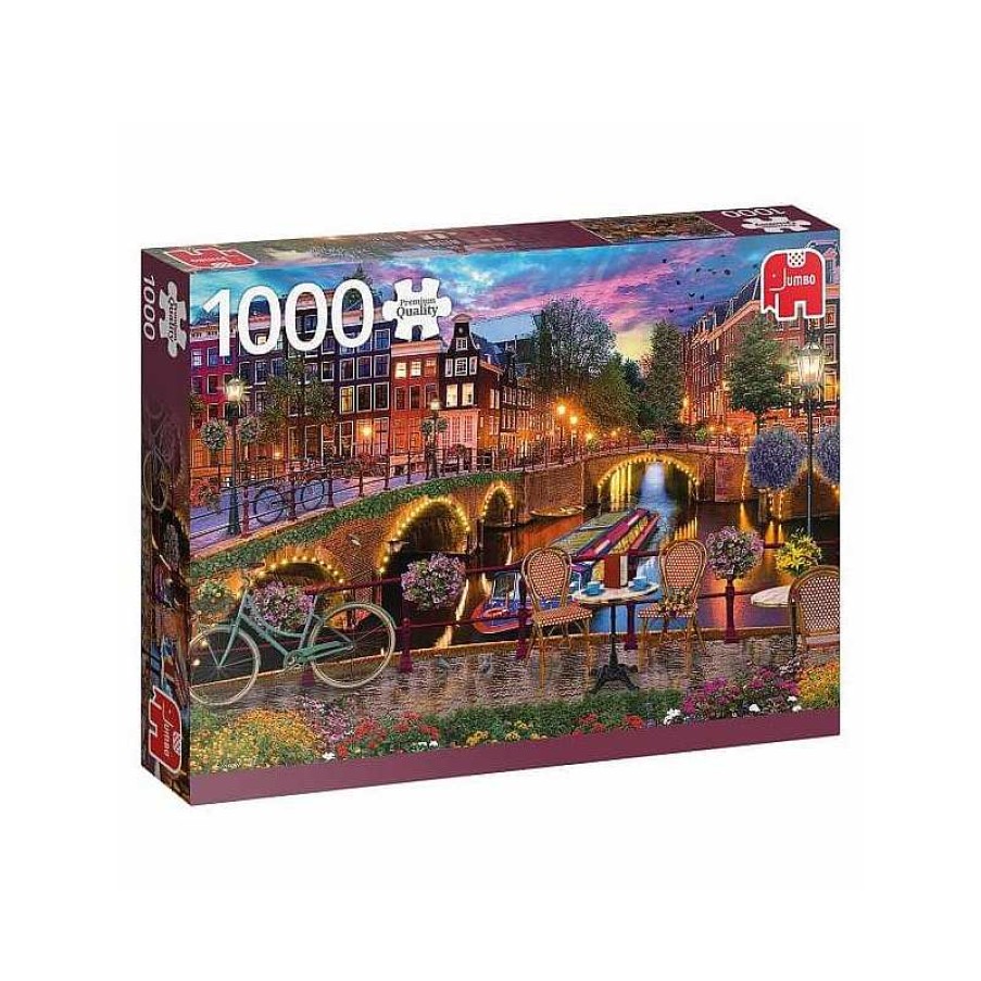 Jumbo Puzzle Jumbo Canales De Amstrerdam De 1000 Piezas