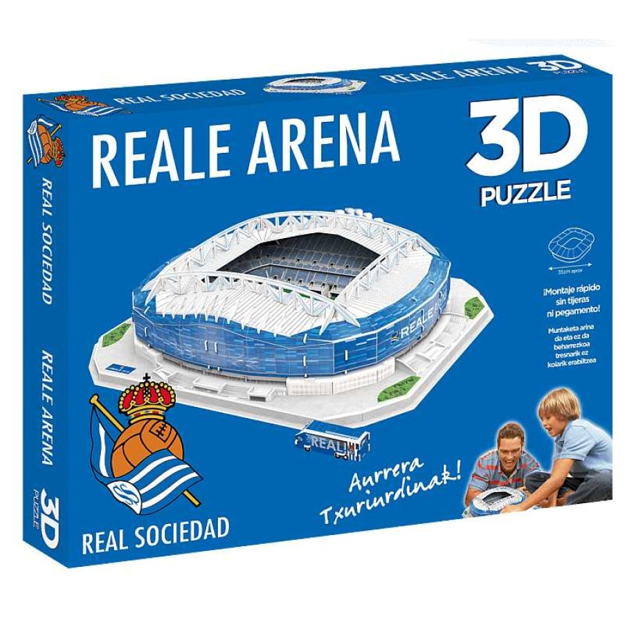 ElevenForce Puzzle Estadio 3D Reale Seguros Arena Real Sociedad Con Luz