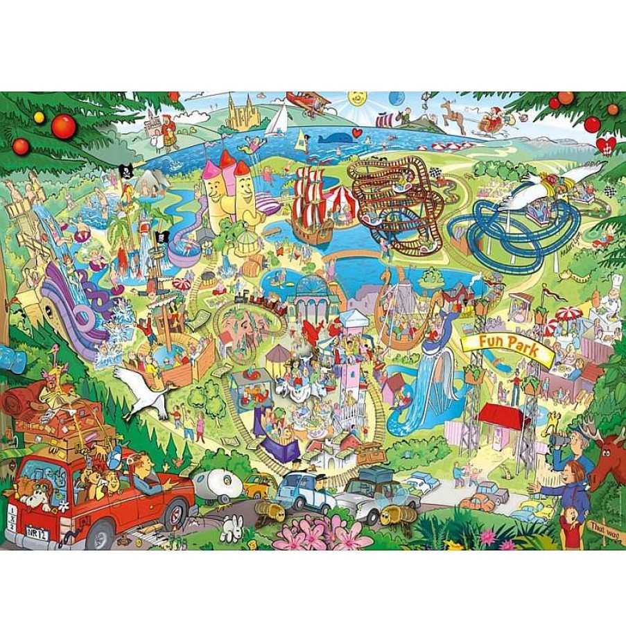 Heye Puzzle Heye Parque De Diversiones De 1000 Piezas