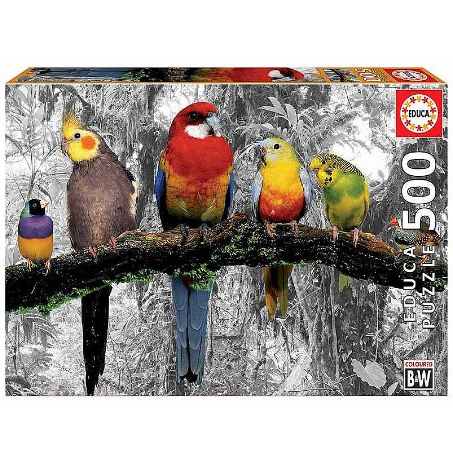 Puzzles Educa Puzzle Educa P Jaros En La Jungla De 500 Piezas