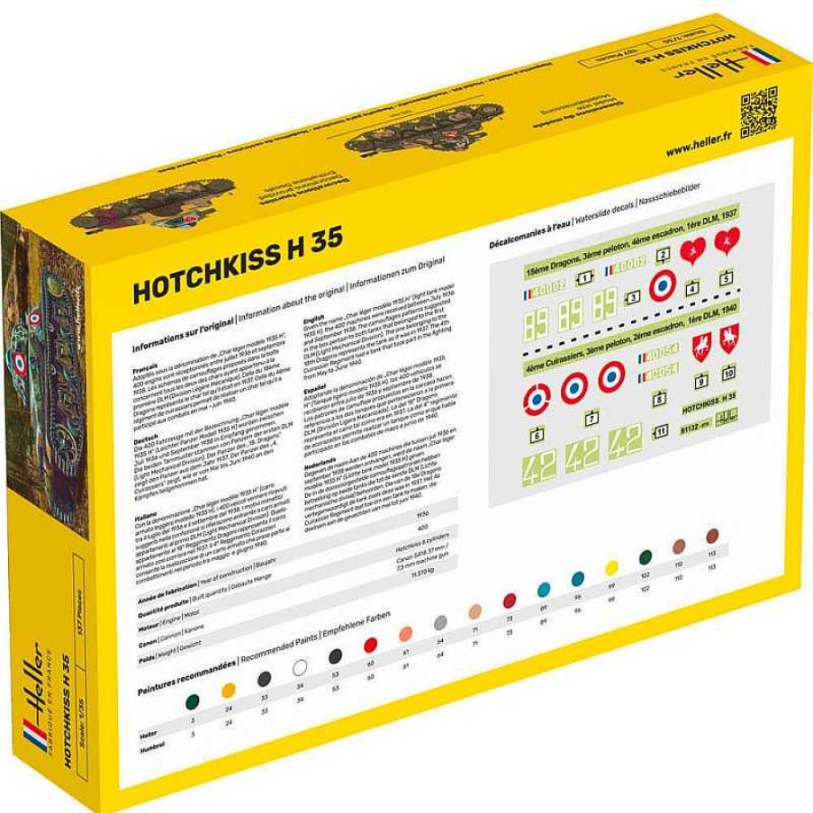 Heller Hotchkiss - Starter Kit - Maquetas De Tanques - Heller