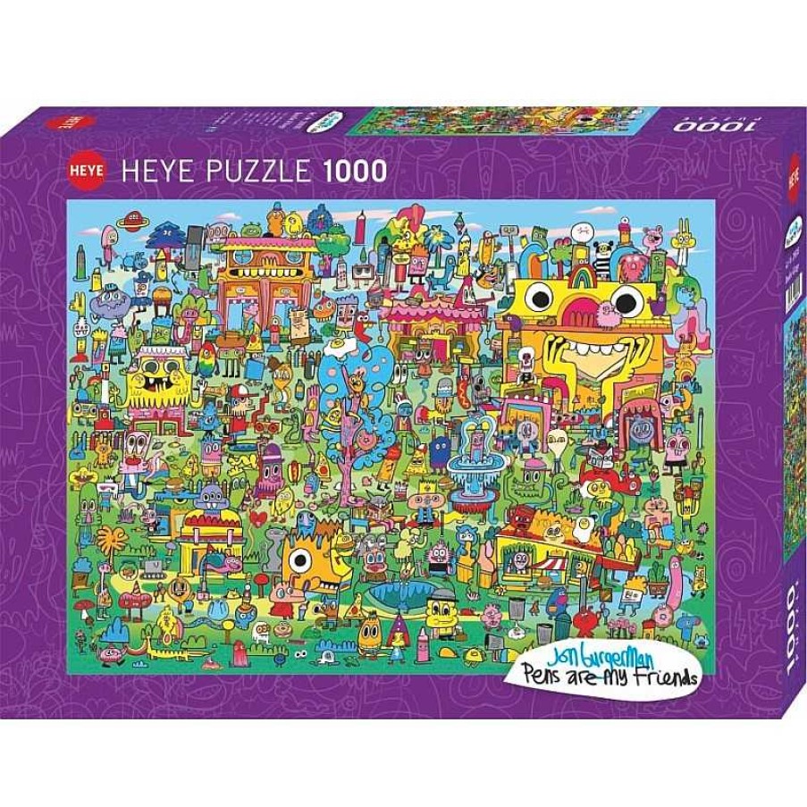 Heye Puzzle Heye Los Bol Grafos Son Mis Amigos De 1000 Piezas