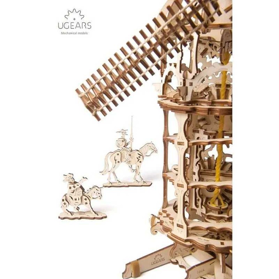 Ugears Models Ugearsmodels - Molino De Viento Puzzle 3D