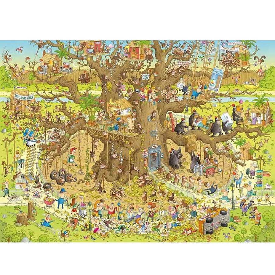 Heye Puzzle Heye H Bitat De Mono De 1000 Piezas