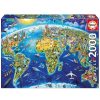 Puzzles Educa Puzzle Educa S Mbolos Del Mundo 2000 Piezas