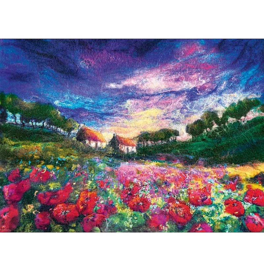 Heye Puzzle Heye Amapolas Al Atardecer De 1000 Piezas