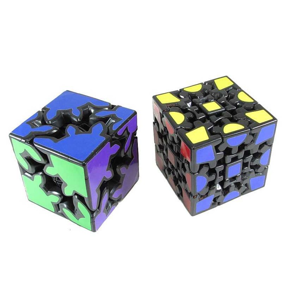 Kubekings Pack Gear Cube 2X2 + 3X3 (Base Negra)