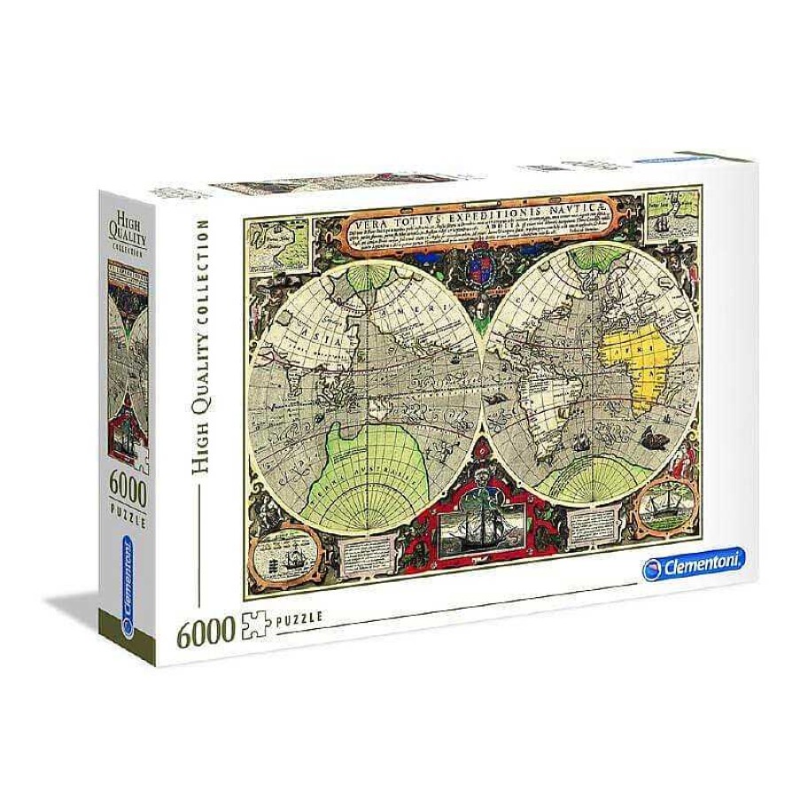 Clementoni Puzzle Clementoni Mapa N Utico Antiguo 6000 Piezas