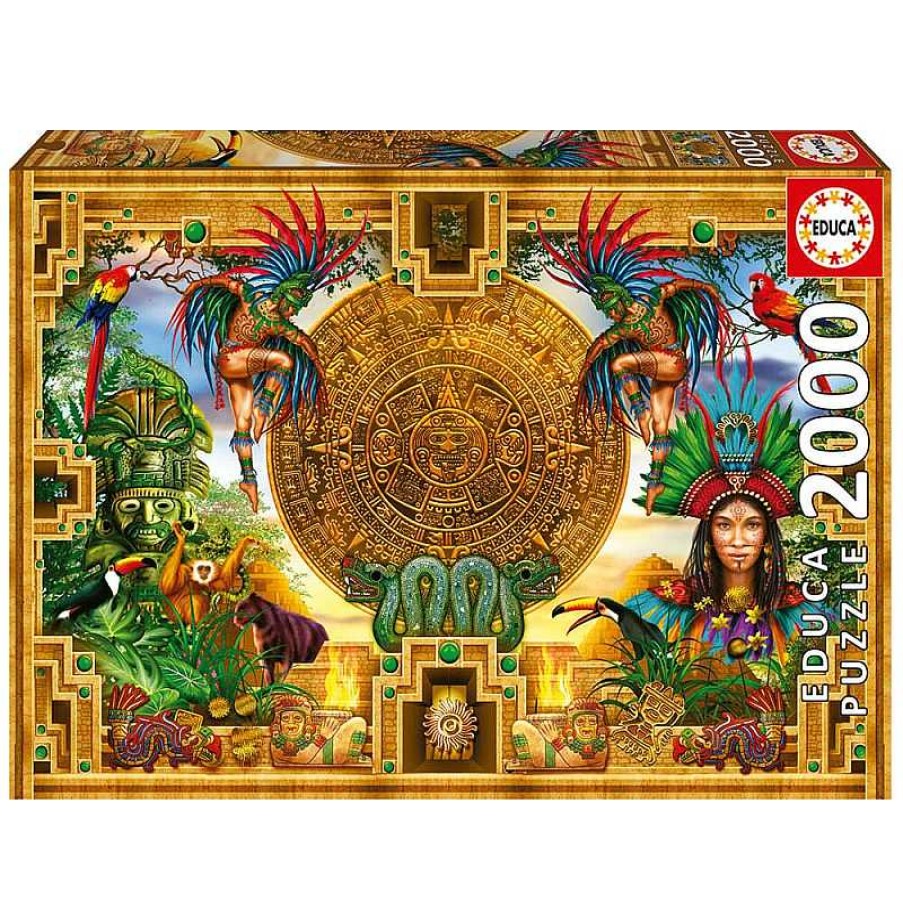 Puzzles Educa Puzzle Educa Montaje Azteca Maya De 2000 Piezas