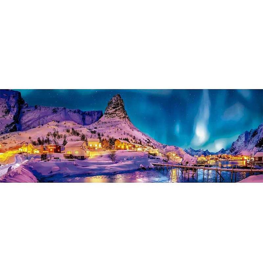 Clementoni Puzzle Clementoni Panorama Noche Colorida En Lofoten 1000 Piezas