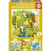 Puzzles Educa Puzzle Educa Animales Salvajes Progresivo 12-16-20-25 Piezas