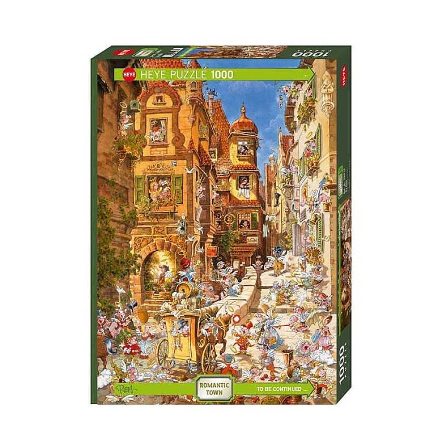 Heye Puzzle Heye De Dia, Pueblo Romantico De 1000 Piezas