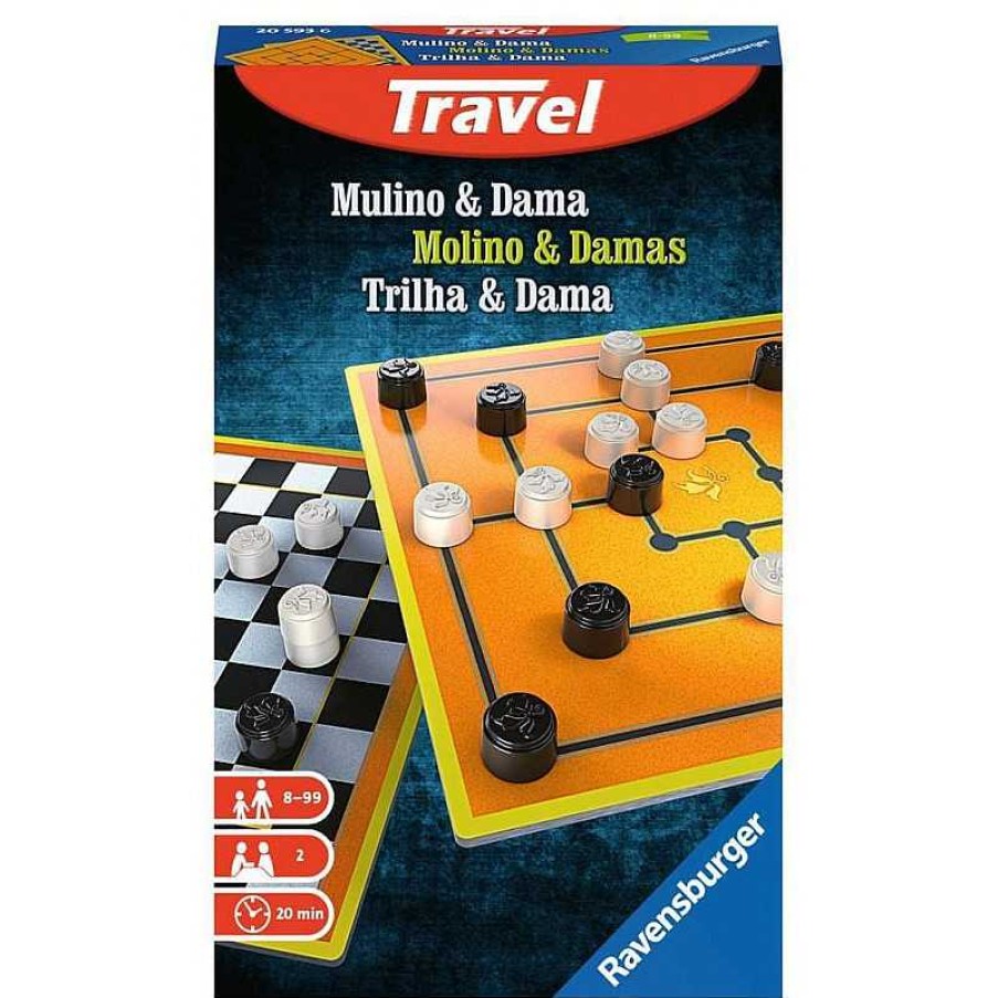 Ravensburger Molino& Dama Travel Game