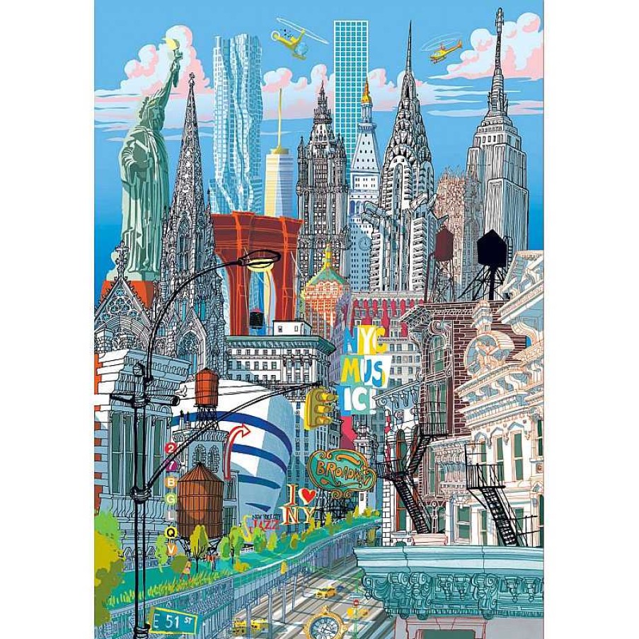 Puzzles Educa Puzzle Educa Nueva York De 1000 Piezas