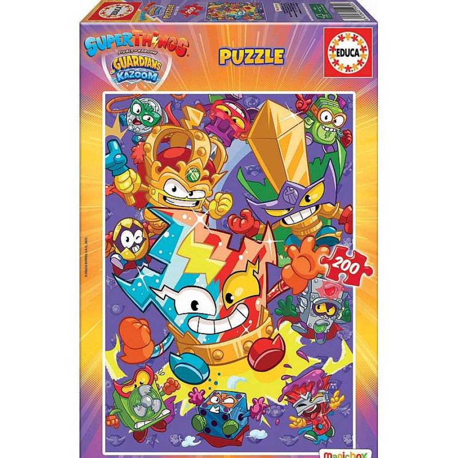 Puzzles Educa Puzzle Educa Superthings De 200 Piezas