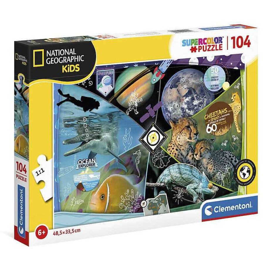 Clementoni Puzzle Clementoni National Geographic Kids De 104 Piezas