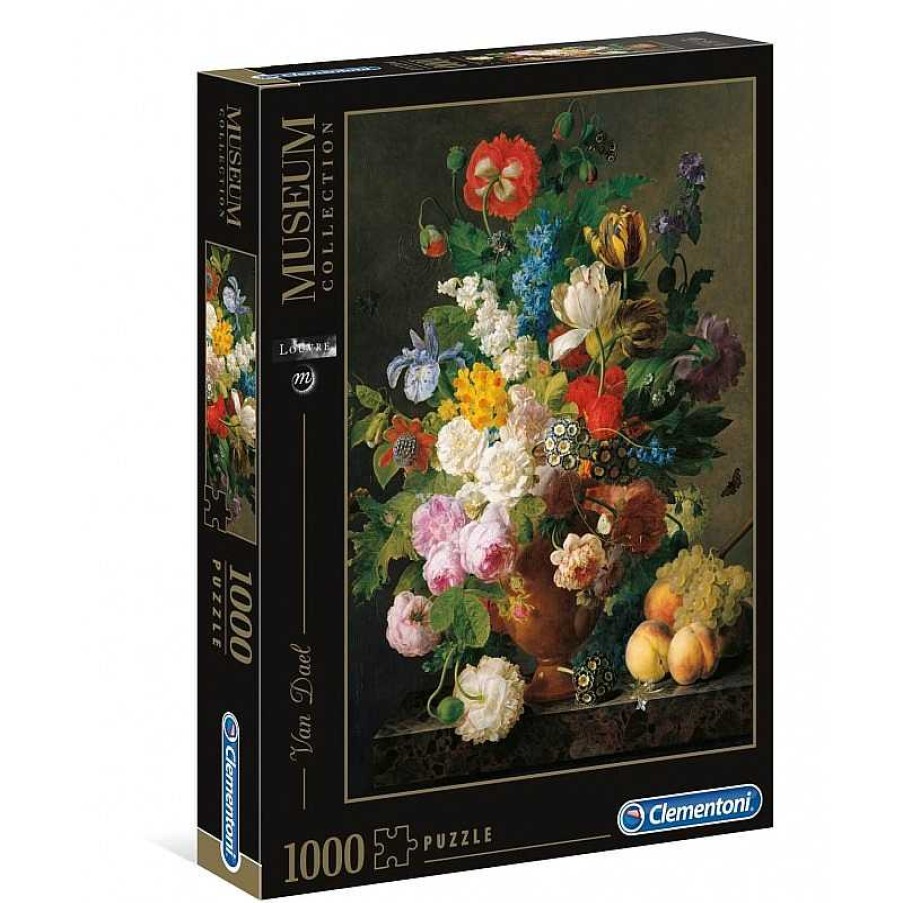 Clementoni Puzzle Clementoni Jarr N Con Flores De 1000 Piezas