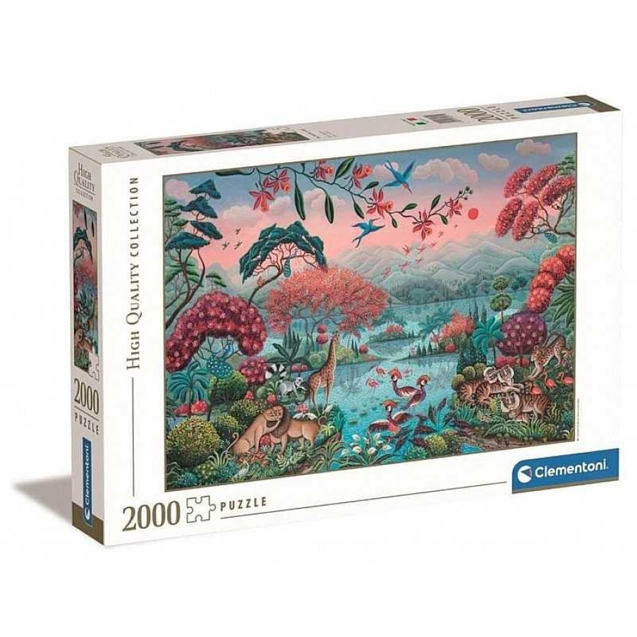 Clementoni Puzzle Clementoni La Paz De La Jungla De 2000 Piezas