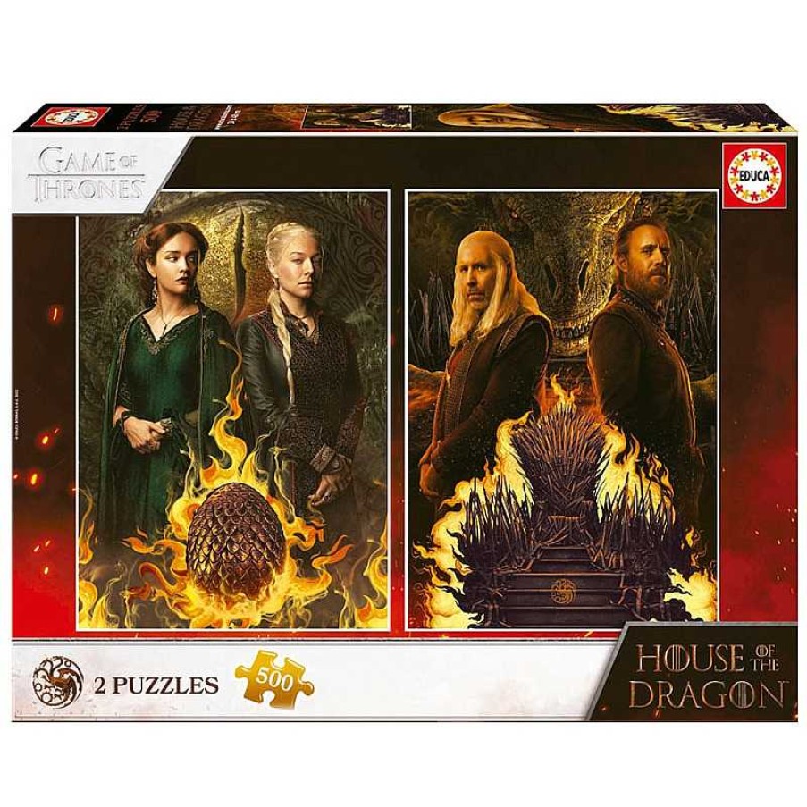 Puzzles Educa Puzzle Educa The House Of The Dragon De 2 X 500 Piezas