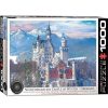 Eurographics Puzzle Eurographics Castillo De Neuschwanstein En Invierno De 1000 Piezas