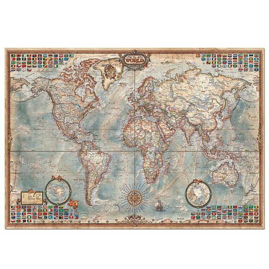 Puzzles Educa Puzzle Educa El Mundo, Mapa Pol Tico 4000 Piezas