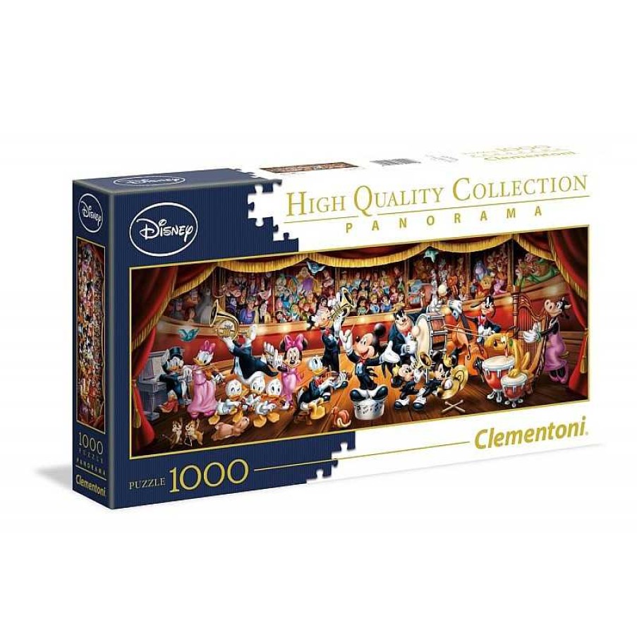 Clementoni Puzzle Clementoni Panoramico Disney Orquesta De 1000 Piezas