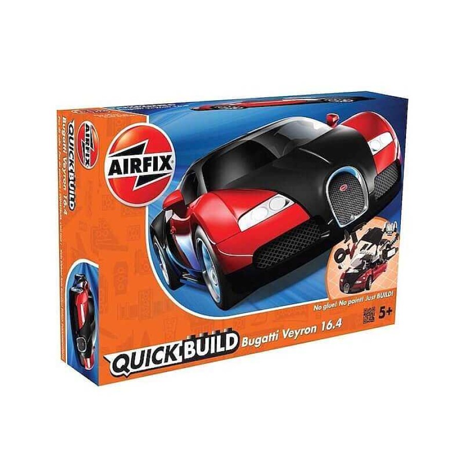 Airfix Bugatti Veyron Negro Y Rojo