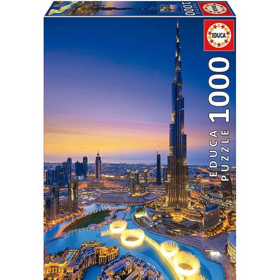 Puzzles Educa Puzzle Educa Burj Khalifa, Eau De 1000 Piezas