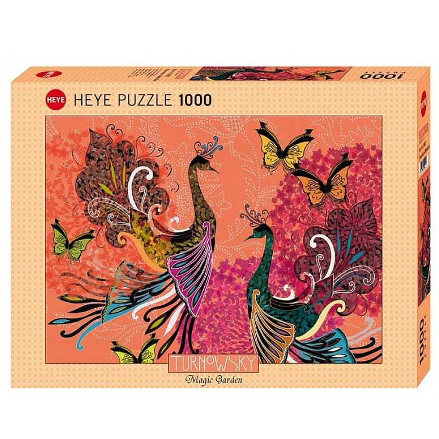 Heye Puzzle Heye Pavos Reales Y Mariposas De 1000 Piezas