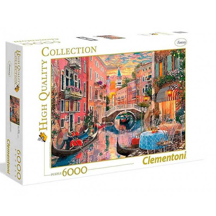 Clementoni Puzzle Clementoni Rom Ntico Atardecer En Venecia 6000 Piezas