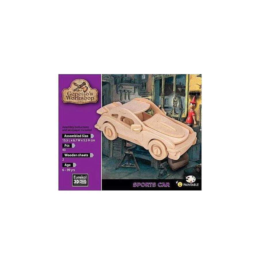 Eureka! 3D Puzzle Gepetto'S Coche Deportivo Puzzle 3D