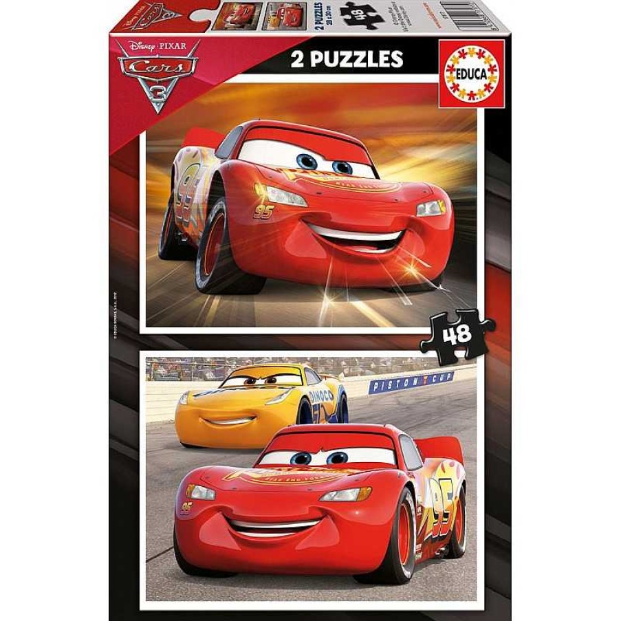 Puzzles Educa Puzzle Educa Cars 3 De 2 X 48 Piezas