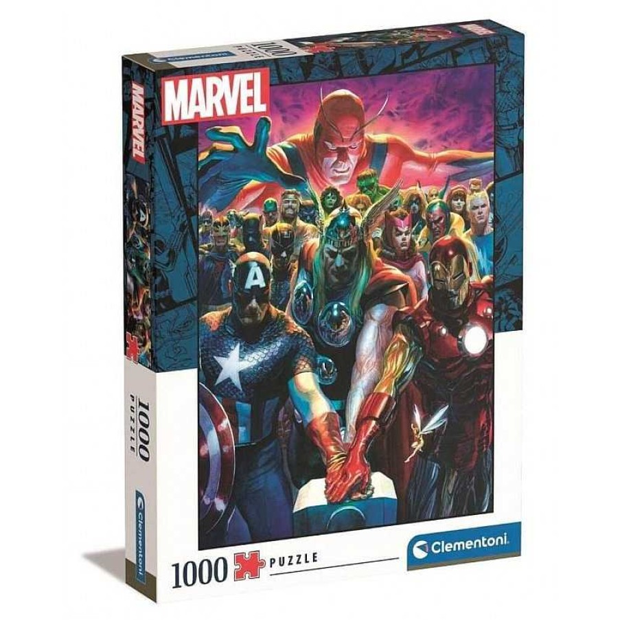 Clementoni Puzzle Clementoni Marvel Los Vengadores De 1000 Piezas