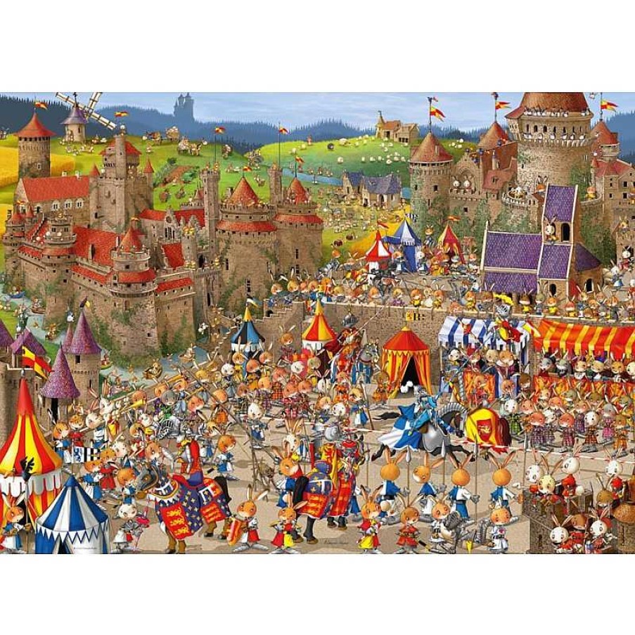 Heye Puzzle Heye Batalla De Conejos De 1000 Piezas