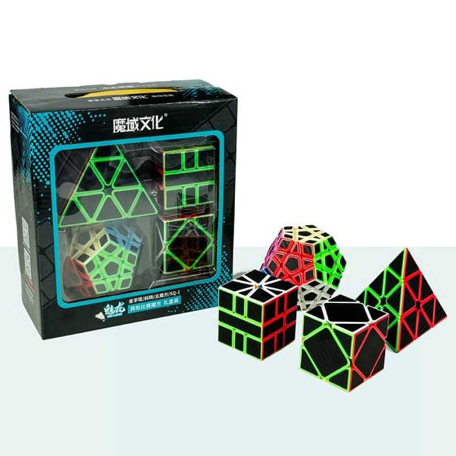 Moyu cube Pack Mofang Jiaoshi Fibra De Carbono (B Sicos)