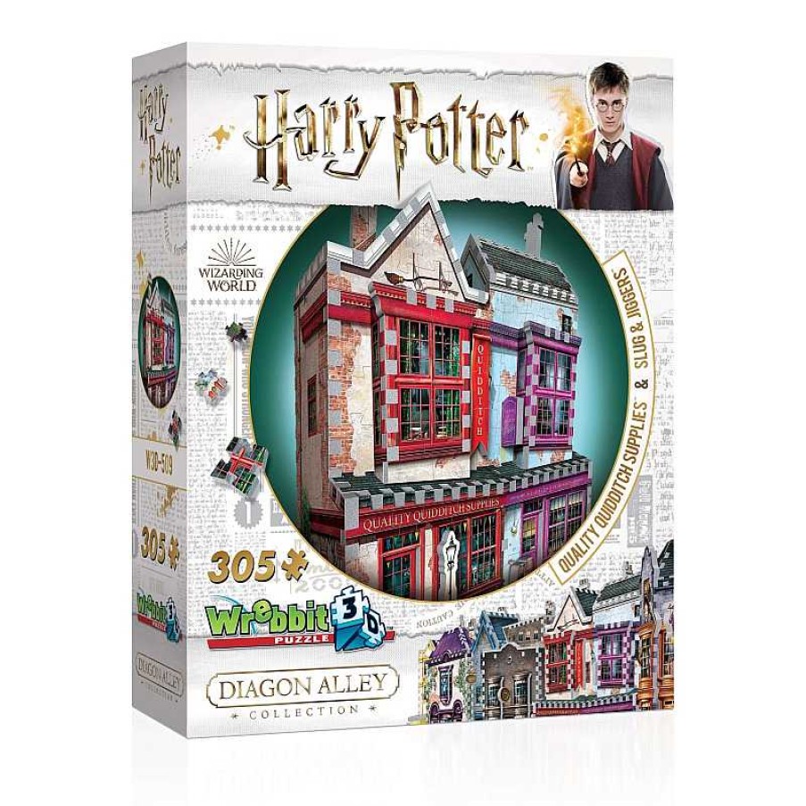 Wrebbit 3D Puzzle 3D Wrebbit 3D Harry Potter Tienda De Accesorios Quidditch De 305 Piezas