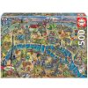 Puzzles Educa Puzzle Educa Mapa De Paris De 500 Piezas