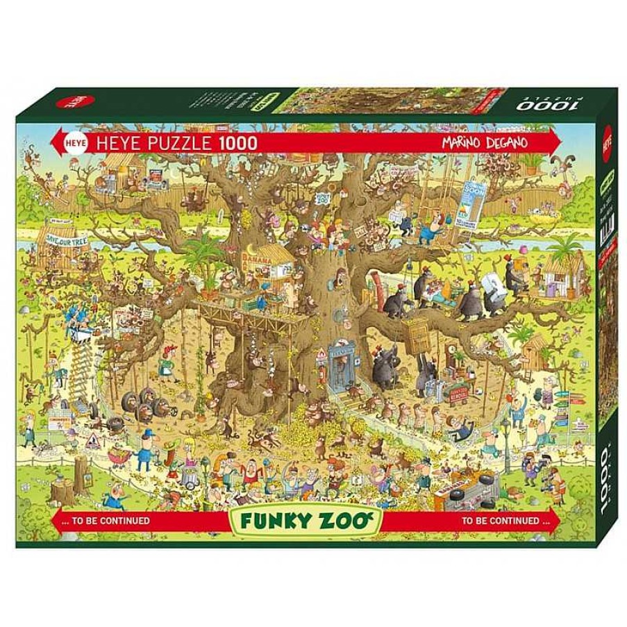 Heye Puzzle Heye H Bitat De Mono De 1000 Piezas