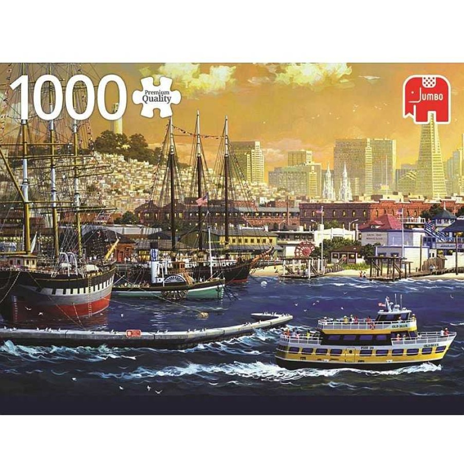 Jumbo Puzzle Jumbo La Bah A Del Puerto De San Francisco De 1000 Piezas