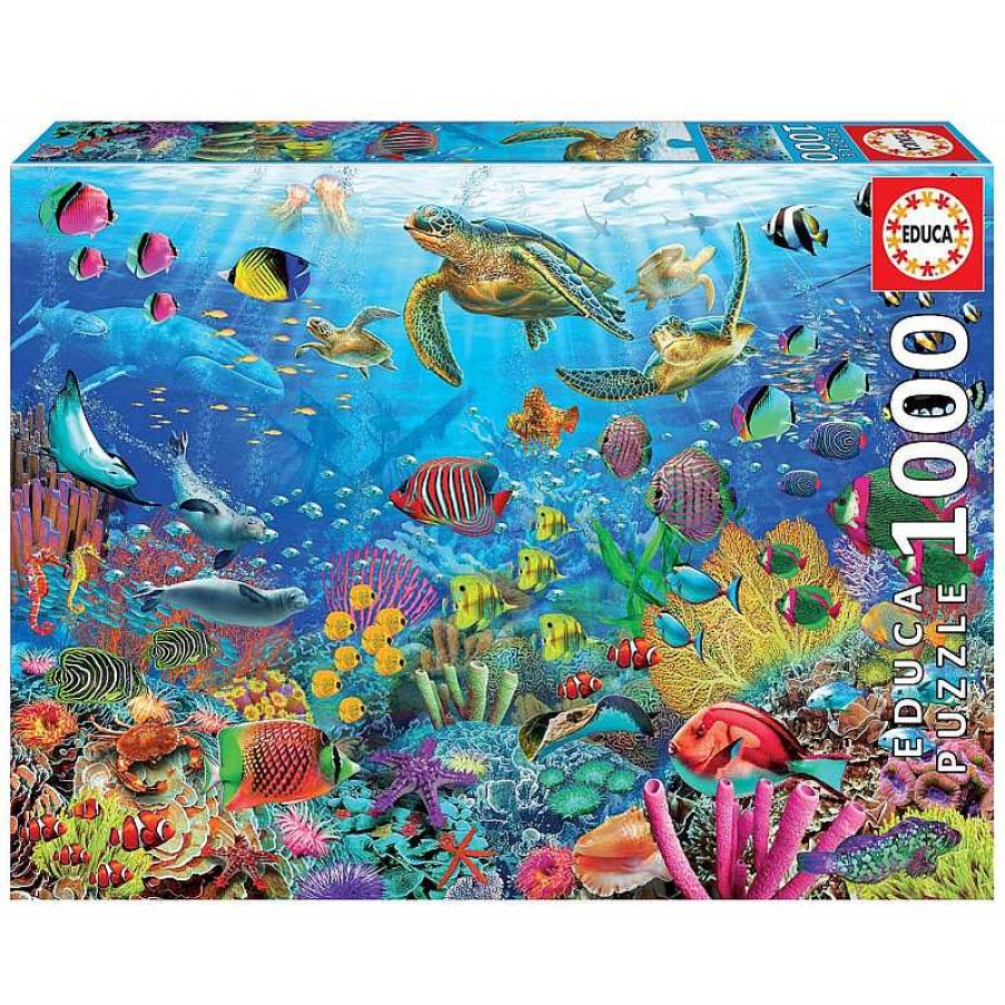 Puzzles Educa Puzzle Educa Tortugas En El Paraiso De 1000 Piezas