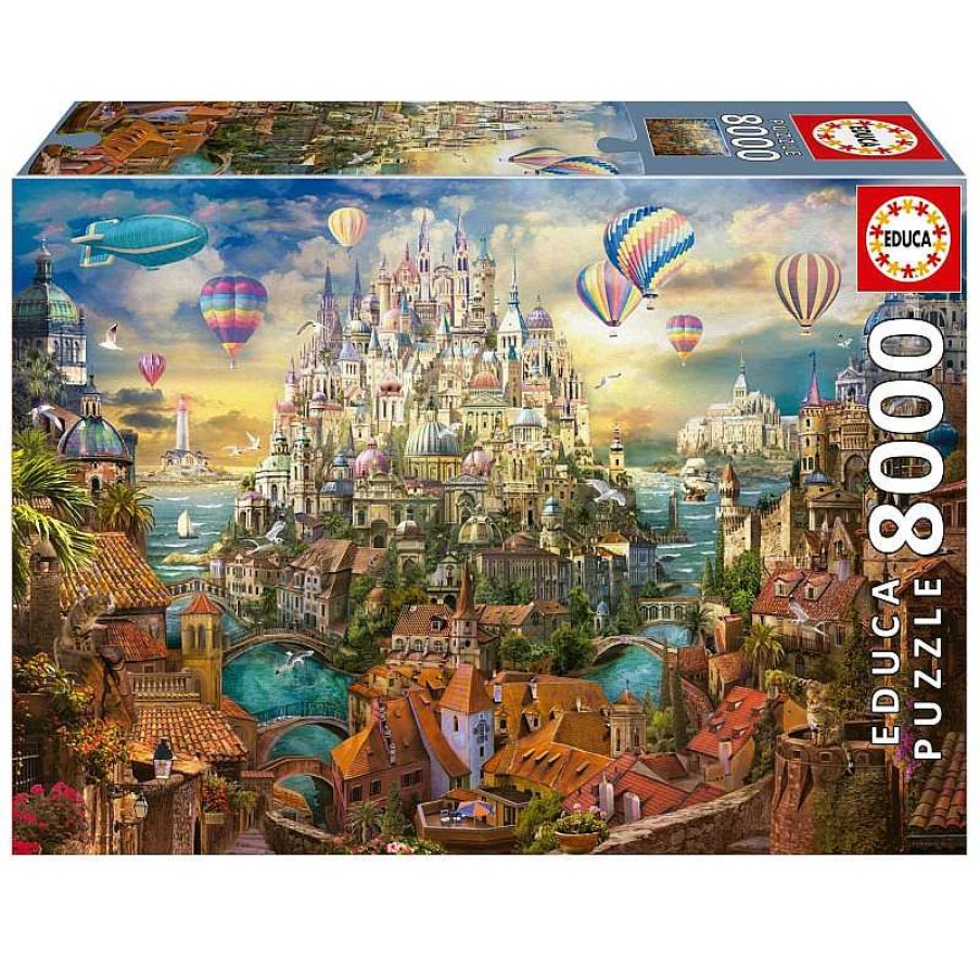 Puzzles Educa Puzzle Educa Ciudad De Los Sue Os De 8000 Piezas