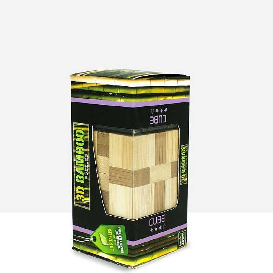 3D Bamboo Puzzles Puzzle Bamb Cubo 3D