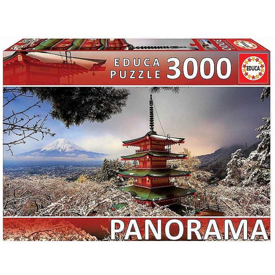 Puzzles Educa Puzzle Educa Monte Fuji Jap N Panorama De 3000 Piezas