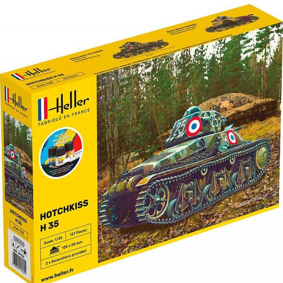 Heller Hotchkiss - Starter Kit - Maquetas De Tanques - Heller